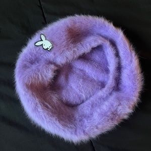 Fluffy Playboy Beret